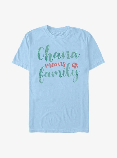Disney Lilo & Stitch Ohana Script T-Shirt