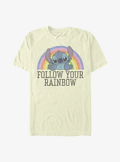Disney Lilo & Stitch Follow Your Rainbow T-Shirt