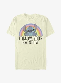 Disney Lilo & Stitch Follow Your Rainbow T-Shirt