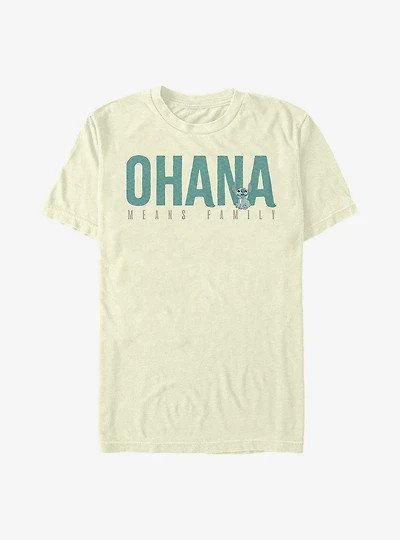 Disney Lilo & Stitch Ohana Bold T-Shirt