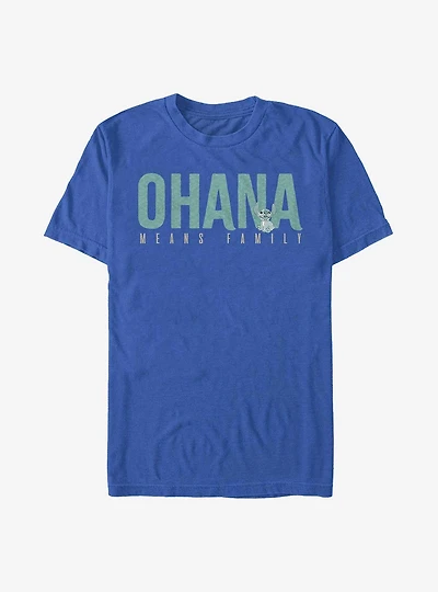 Disney Lilo & Stitch Ohana Bold T-Shirt