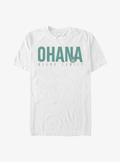 Disney Lilo & Stitch Ohana Bold T-Shirt