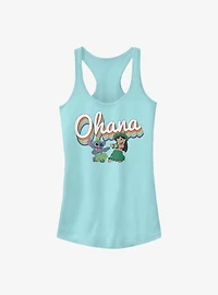 Disney Lilo & Stitch Rainbow Ohana Girls Tank