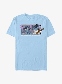 Disney Lilo & Stitch Before Coffee After T-Shirt