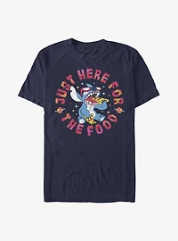 Disney Lilo & Stitch Just Here For The Food T-Shirt