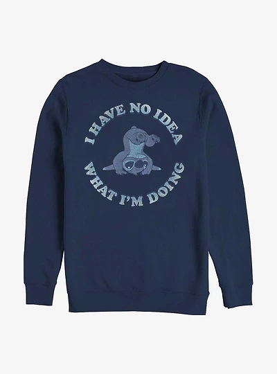 Disney Lilo & Stitch No Idea Crew Sweatshirt
