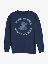 Disney Lilo & Stitch No Idea Crew Sweatshirt
