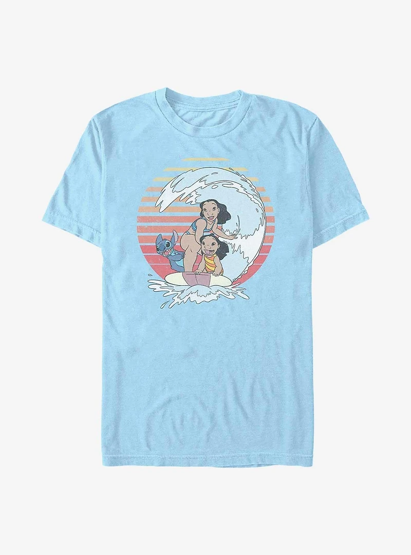Disney Lilo & Stitch Family Surfing T-Shirt