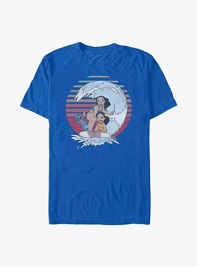 Disney Lilo & Stitch Family Surfing T-Shirt
