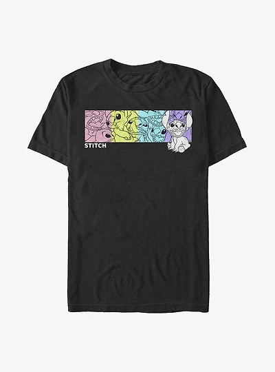 Disney Lilo & Stitch Colorful Stitches T-Shirt