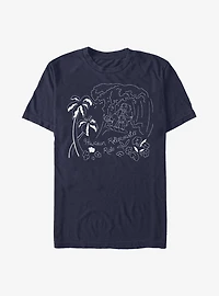 Disney Lilo & Stitch Hawaiian Rollercoaster Ride T-Shirt