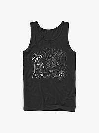 Disney Lilo & Stitch Hawaiian Rollercoaster Ride Tank