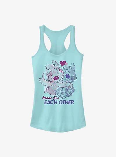 Disney Lilo & Stitch Made For Eachother Girls Tank