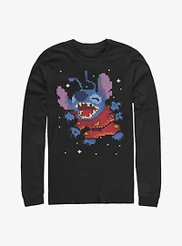 Disney Lilo & Stitch Pixel Long-Sleeve T-Shirt