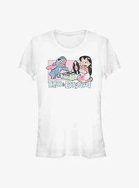 Disney Lilo & Stitch Duo Records Girls T-Shirt