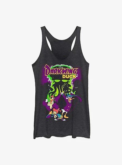 Disney Darkwing Duck Dangerous Raw Edge Girls Tank