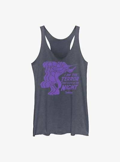 Disney Darkwing Duck The Terror Repeat Raw Edge Girls Tank