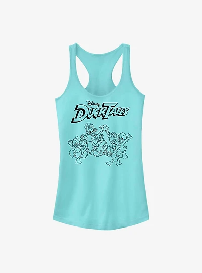 Disney Ducktales Tie Dye Tales Girls Tank