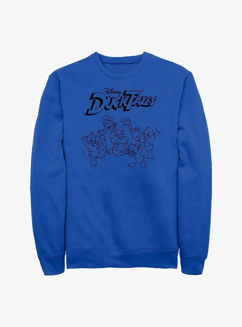 Disney Ducktales Tie Dye Tales Sweatshirt