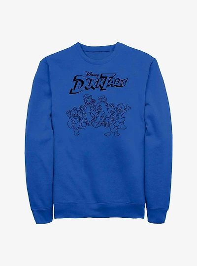 Disney Ducktales Tie Dye Tales Sweatshirt