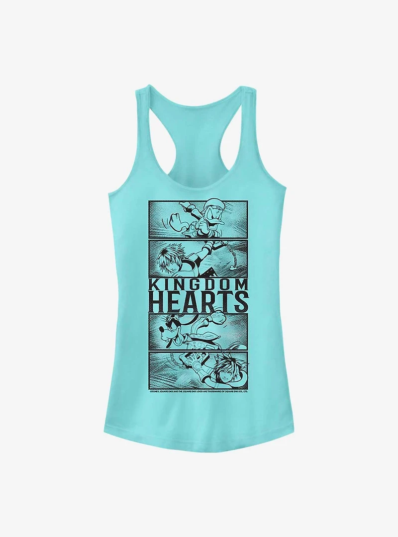 Disney Kingdom Hearts Character Panels Girls Tank