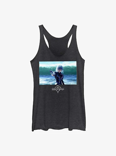 Disney Kingdom Hearts Riku In Water Girls Tank