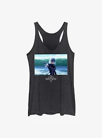 Disney Kingdom Hearts Riku In Water Girls Tank