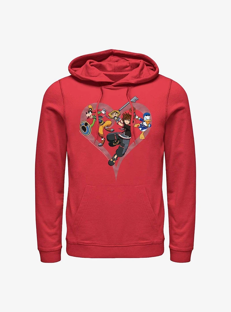 Disney Kingdom Hearts Sora Goofy Donald Hoodie