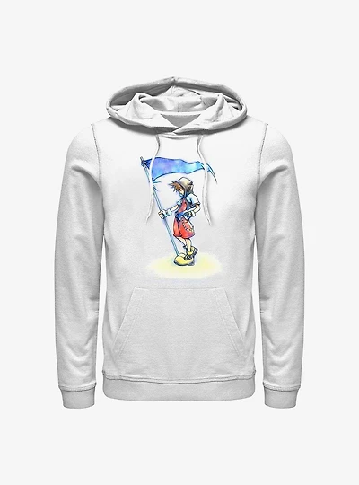 Disney Kingdom Hearts Sora With Flag Hoodie