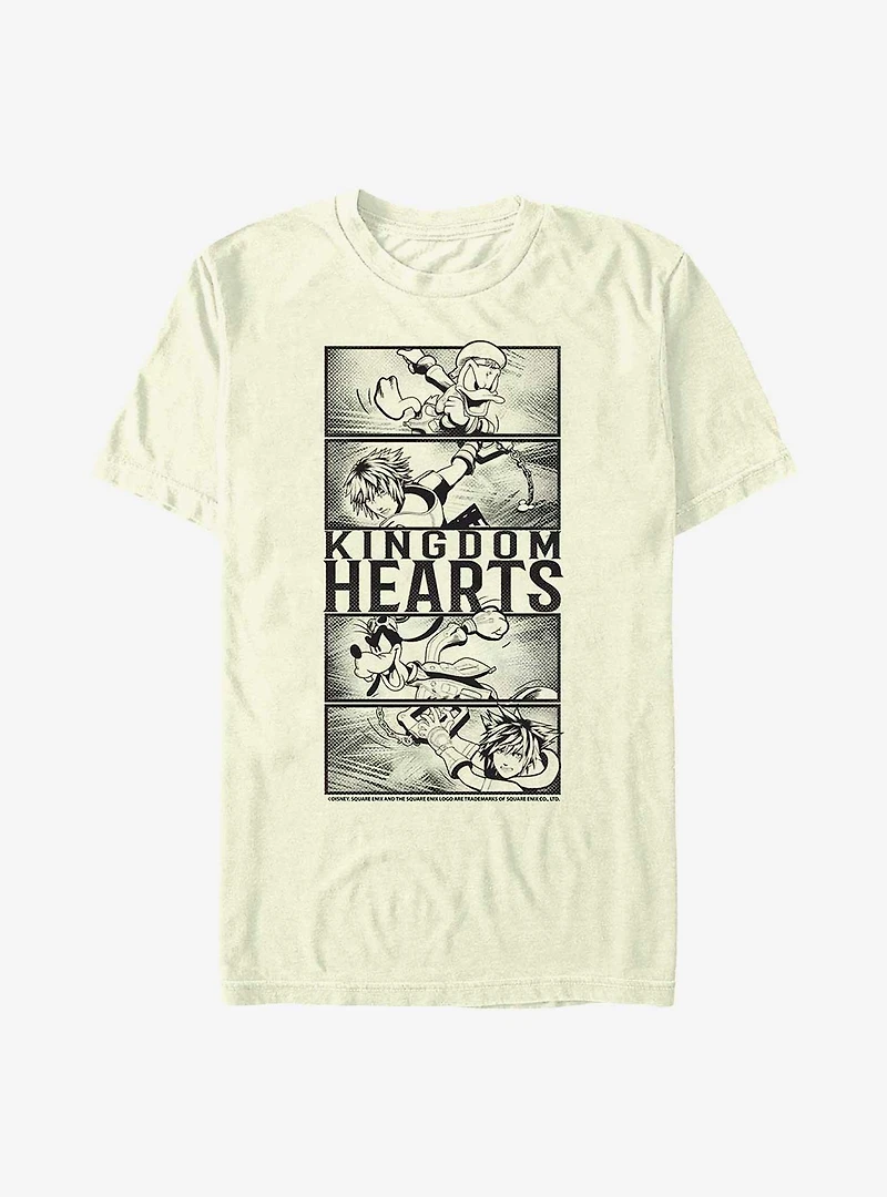Disney Kingdom Hearts Character Panels T-Shirt