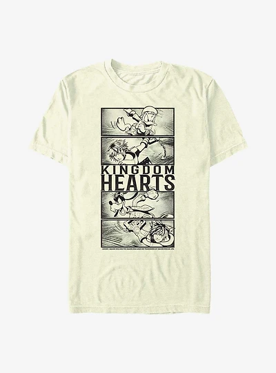 Disney Kingdom Hearts Character Panels T-Shirt