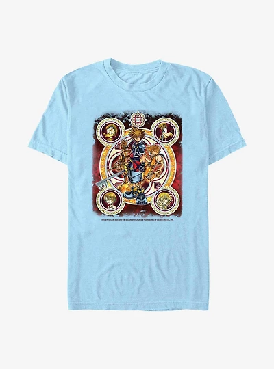Disney Kingdom Hearts Group Circle Kingdome T-Shirt