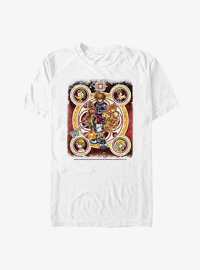 Disney Kingdom Hearts Group Circle Kingdome T-Shirt