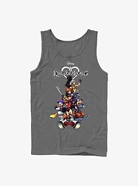 Disney Kingdom Hearts Group With Logo Tank