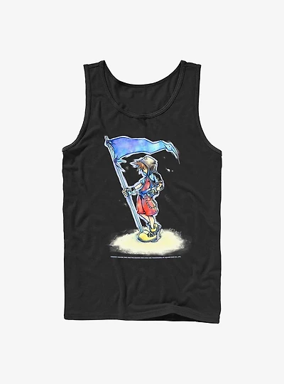 Disney Kingdom Hearts Sora With Flag Tank
