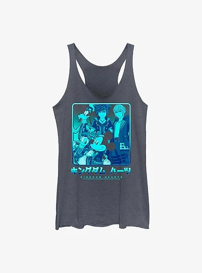 Disney Kingdom Hearts Keyblade Characters Girls Tank