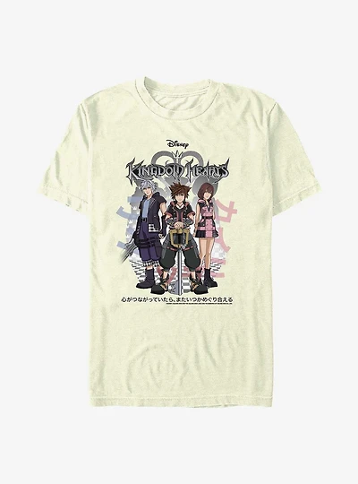 Disney Kingdom Hearts Sora Japanese Group T-Shirt