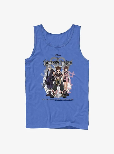 Disney Kingdom Hearts Sora Japanese Text Group Tank