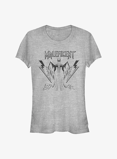 Disney Sleeping Beauty Maleficent Metal Rock Mistress Outline Girls T-Shirt