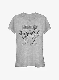 Disney Sleeping Beauty Maleficent Metal Rock Mistress Outline Girls T-Shirt