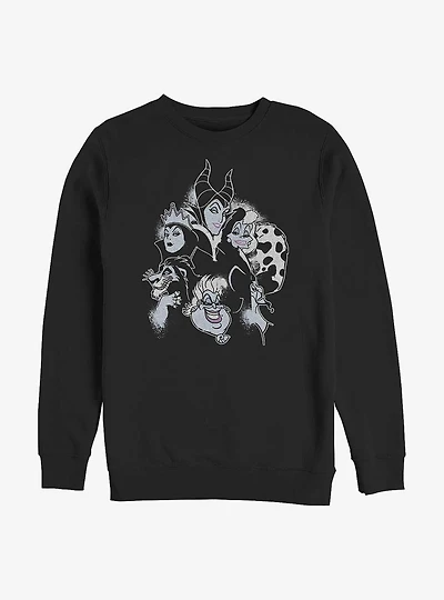 Disney Villains Villain Heads Sweatshirt