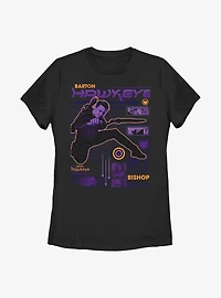 Marvel Hawkeye Street Scan Womens T-Shirt
