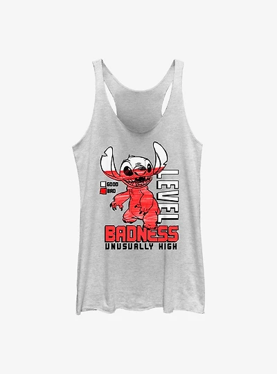 Disney Lilo & Stitch Badness Level Womens Tank Top