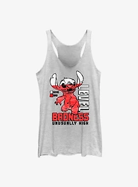 Disney Lilo & Stitch Badness Level Womens Tank Top