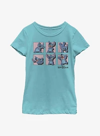 Disney Lilo & Stitch Poses Youth Girls T-Shirt