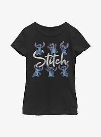 Disney Lilo & Stitch Posing Youth Girls T-Shirt
