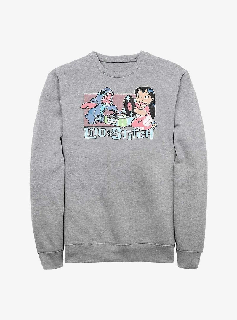 Disney Lilo & Stitch Duo Records Sweatshirt