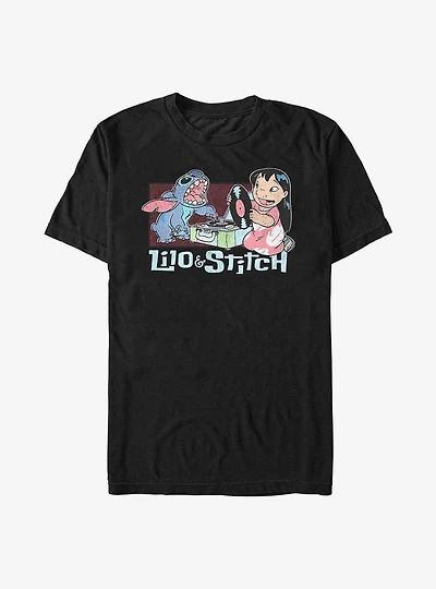Disney Lilo & Stitch Duo Records T-Shirt