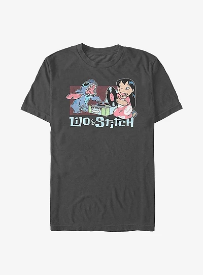 Disney Lilo & Stitch Duo Records T-Shirt