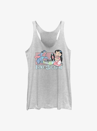 Disney Lilo & Stitch Duo Records Womens Tank Top